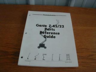 genie parts reference guide manual for genie lifts z45 22 approx