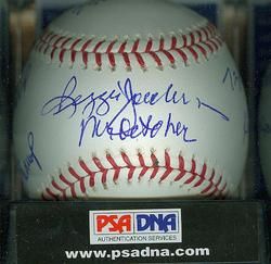  Signed Autographed 7XS Inscribed MLB Baseball PSA DNA 9 5 w 10