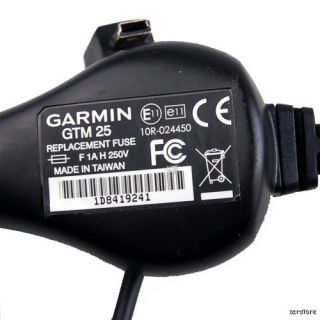 Original Garmin GTM 25 TMC Traffic Receiver Power Cable Cord Car
