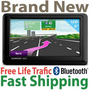 Brand New ★ Garmin Nuvi 1490T Automotive GPS Receiver 5 LCD