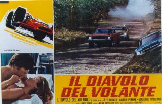 ET42 Junior Johnson Car Racing 8 Orig Poster Italy