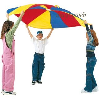 Kids Nylon Play Parachute Funchute Fun Outdoor Game 6ft