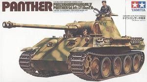 Tamiya 35065 German Panther Medium Tank Plastic Model Kit 1 35 gms