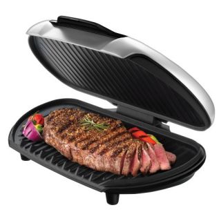 New George Foreman GR144 144 Square inch Nonstick Family Size Grill