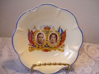 Meakin George Elizabeth 1937 Coronation Small Dish