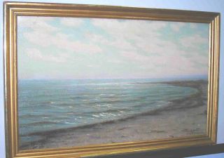 Alexander Harrison Peaceful Ocean American Listed Artist O C Pafa 1900