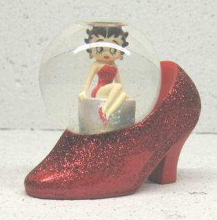 Betty Boop Sitting in A Shoe Waterglobe King Features Small