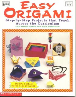 Easy Origami by Gary M Gross Tina Weintraub 1995 Paperback Grades 2 6