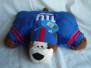 New NY Giants Pillow Pets Stuffed Plush Bear NFL Football