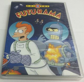 Futurama Volume 3 DVD 4 Disc Set Three New Factory SEALED