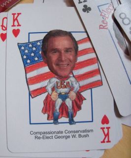 GEORGE W. BUSH   PRESIDENTIAL DECK PLAYING CARDS UNOPEN