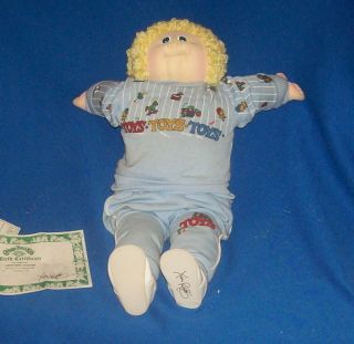 Gifford Stevie 1984 Soft Cabbage Patch Boy Doll REDUCED
