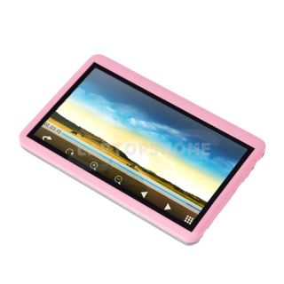 New 8GB 4 3 TFT LCD Touch Screen  MP4 MP5 Player FM Radio Pink