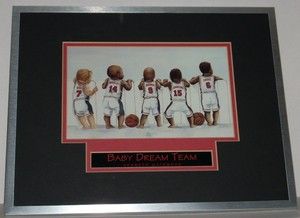 Kenneth Gatewood Baby Dream Team 1994 Framed and double matted