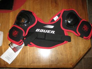 New Bauer E Lindros P88 Hockey Impact Shoulder Pads Youth L G NIB