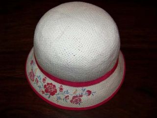  Janie Jack French Country Straw Sun Hat 2 2T 3 3T
