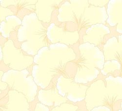 Cream Ginkgo Leaves Tonal Blender Quilt Fabric