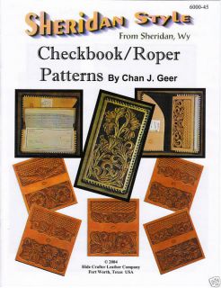 Sheridan Style Checkbook Roper Patterns by Chan Geer
