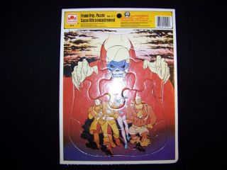 Filmations Ghostbusters 1986 100 Frame Tray Cartoon Series Puzzle