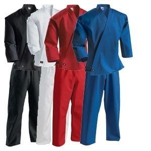 Karate Gi Uniform Pants or Jacket Top 7 25oz Black or White New High