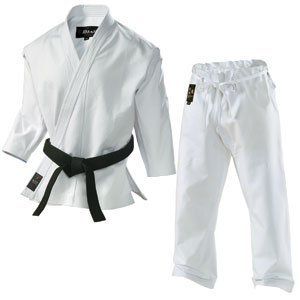 Tokaido Karate Gi Kumo Uniform Jacket Trousers with Drawstring White