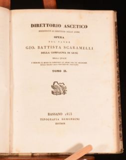  Ascetico Opera Indirizzato AI Direttori Gio Battista Scaramelli