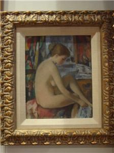  Beautiful Original Oil Painting of A Woman Francois Gall Paris