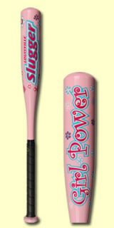  Slugger TPS Girl Power 24 14 10 Pink Girls Softball Bat New