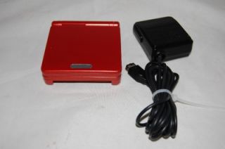Nintendo Game Boy Advance SP Flame Red Handheld System