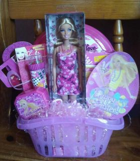 Barbie Doll Easter Gift Basket Birthday Any Occas