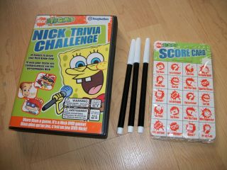 Nick DVD Game Trivia Challenge New in Box 10 Games
