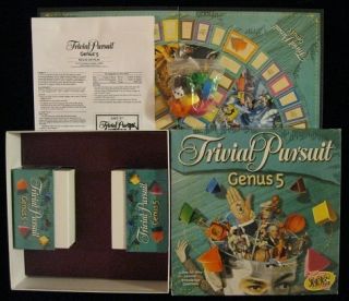 Trivial Pursuit Genus 5 Edition Master Game 100 Fun Party Game L K