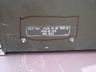 Military Portable Generator Parts MEP 006A 60KW Special Relay Box