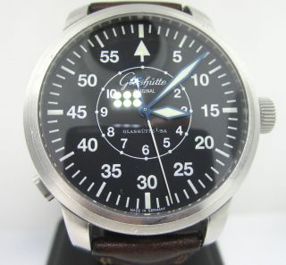  Glashutte Original Senator Navigator Automatic SS German Pilots Watch