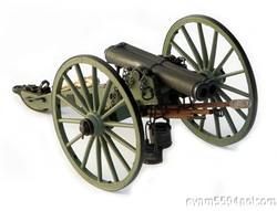 ATHENS DOUBLE BARREL CIVIL WAR CANNON, 116 SCALE GUNS OF HISTORY, MIB