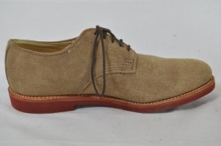 Walk Over George E Keith Derby Brown Leather Buc Oxford Dress Shoes