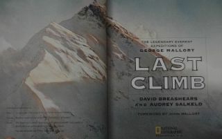 last climb george mallory everest expeditions hb dj
