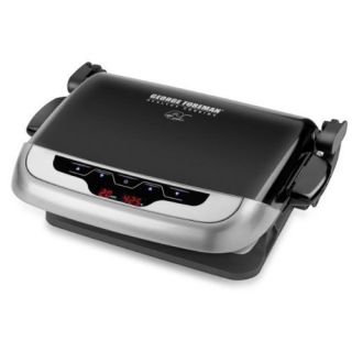 George Foreman GRP4EWS Platinum Evolve Grill with 2 Plates and Waffle