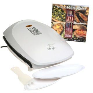 GEORGE FOREMAN GR26CB XL FAMILY SIZE INDOOR GRILL with COOKBOOK