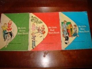 Ginn Basic Readers Lot My Little Green Red Blue Story Book Revised Set