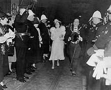  à Montréal le roi George VI et son épouse, la reine Elizabeth