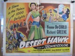 Desert Hawk Yvonne DeCarlo Arabian Harem Dancers 1950 G VG