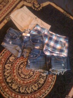 Pairs of Hollister Shorts Sizes 3 and 5