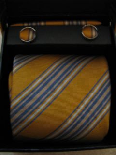 NIP George Martin Collection Tie Cuff Link Set 3 Colors