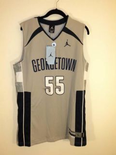 New Authentic Georgetown Hoyas 55 Basketball Jersey $75