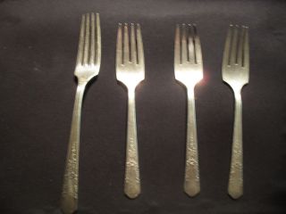 Silver Plate Forks Oneida Simeon L George Rogers