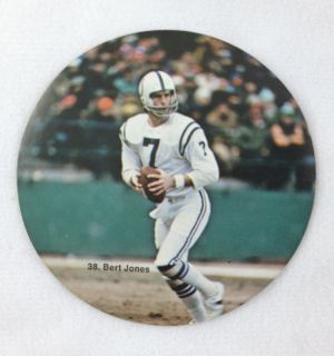 NFL 1976 Bert Jones, Baltimore Colts Sportstix Football Sticker.
