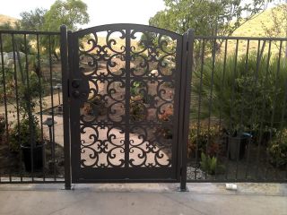  Gate Sale Ornamental Decorative Custom Iron Garden Entry 5 Ft