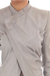 Gareth Pugh New Woman Gray Jacket PG 5760 LMG Size 46ITA Defected Made