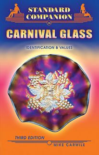 CARNIVAL GLASS PRICE GUIDE Collectors BOOK Color Pictures 288 page On